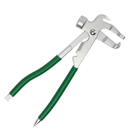 Zpana Car Wheel Balancing Weight Plier, Wheel Balance Hammer Tool (Green) | Vehicle Tire Clip On Weight Balance Rim Repair Remover Accessories, Universal for Sedan, SUV, Truck - color: Green