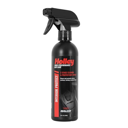 Holley Interior Protect - 2-Stage Cleaner & Protectant Spray - High-Performance Car Care, Wipe Away dust and Fingerprints in Your Vehicle - UV protectant, Citrus Scent - 16 oz. - color: Interior Cleaner, size: 1-Pack