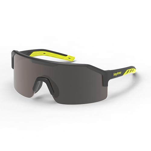 HexArmor Shockwave Safety Work Glasses | ANSI Z87+, 100% UV Protection, Anti-Fog or Scratch Resistant, Polarized - color: Hi-vis Frame
