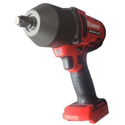 20V Brushless Cordless 1/2 in. High-Torque Impact Wrench - Tool Only - Battery and Charger Sold Separately - Compatible with Bauer