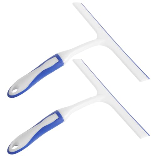 2pcs Car Window Squeegees Lightweight Efficient Windshield Cleaner for Car and Home Glass Surfaces Gentle Non-Scratch Design Removes Water Spots and Debris Quickly