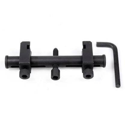 Ribbed Drive Pulley Puller Universal Carbon Steel Crankshaft | Remover Tool with Hex Allen Key Adjustable Auto Repair Tool for Air Conditioning Units Water Pumps