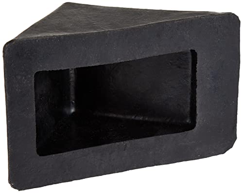 Buyers Products WC1467A Wheel Chock, Rubber, 5 x 6 x 5 Inch, Ideal for Utility Vehicles and Trailers, Reinforced Rubber Design for Durable Continued Use, Black (Pack of 4) - size: 1 Count (Pack of 4)