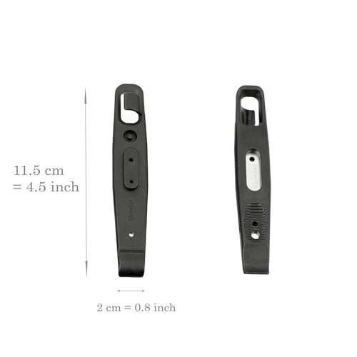 BIKEHAND Bike Bicycle Plastic/Metal Boosted/Steel Boosted Tool Tire Levers - Road Mountain MTB Bike Use - Great to Remove Tire at Ease and Replace The Tubes Without Damaging The Wheels