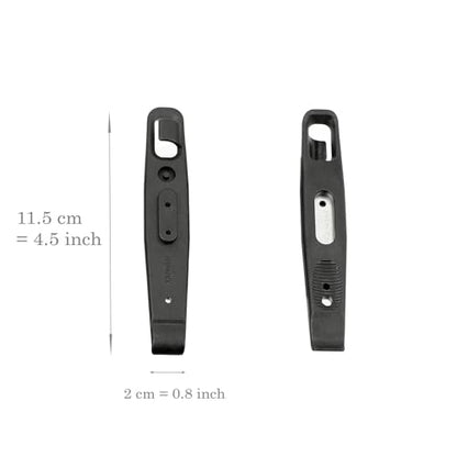 BIKEHAND Bike Bicycle Plastic/Metal Boosted/Steel Boosted Tool Tire Levers - Road Mountain MTB Bike Use - Great to Remove Tire at Ease and Replace The Tubes Without Damaging The Wheels
