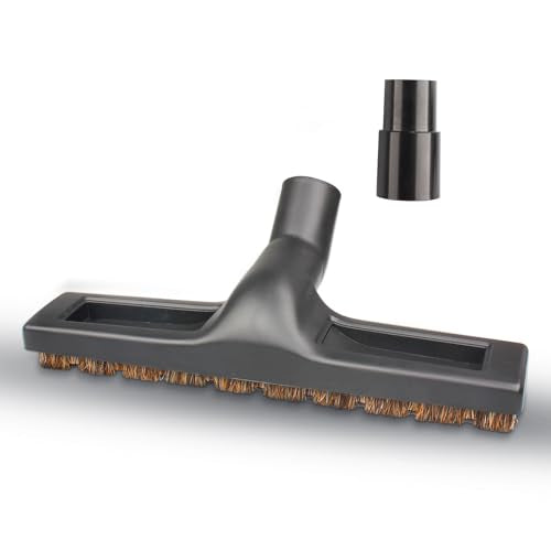 Upgraded Universal 1 1/4 inch(32mm) Vacuum attachments & brushes for Shark Vacuum brush - 360° Swivel 12” Wide Hardwood Brush & Adapter Vacuum Floor Brush with Horse Hair Attachments for Shark Vacuums - color: 12" Wide Brush Tool