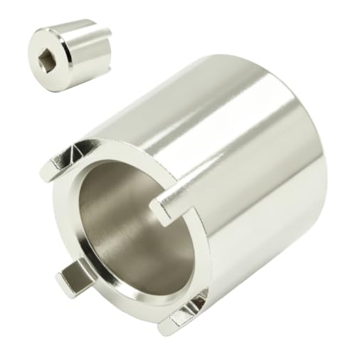 J-44275 Axel Locknut Socket Compatible with Chevy Kodiak GMC TopKick 2003-2009 GMT560 C4500 C6500 C7500 7217, 1/2" Drive 4 Pin Front Wheel Bearing Spindle Nut Wrench Socket Removal Tool