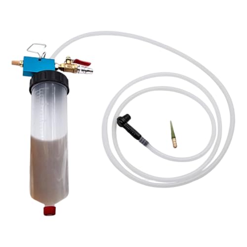 Pneumatic Siphon Pump - 185cm Pumping Muscle Fatigue Alleviation, Pneumatic Brake caliperEvacuator Tank, Transparent Graduated Polyurethanes Tube | Fluid Extractor Automotive for Workshop & Garage
