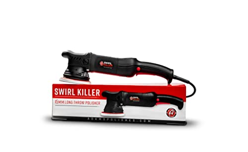 Adam's Polishes Swirl Killer 15mm Car Polisher - Buffer Polisher Dual Action Machine | Use W/Car Polish, Polishing Compound, or Car Scratch Remover | Detailing Car Wash Clay Bar Ceramic Coating - size: 15mm Polisher (1 Item)