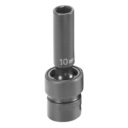 Grey Pneumatic 1010UMD Socket - size: 0.3937", style: 0.3937" Deep Universal