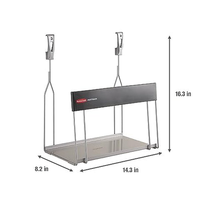 Rubbermaid Garage FastTrack Recycled Cardboard Holder, Wall Mounted Recycling System, Holds up to 20 pounds, Satin Nickel, for Home/Garage - style: Cardboard Holder