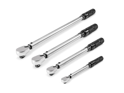 TEKTON 1/4, 3/8, 1/2 Inch Drive Micrometer Torque Wrench Set | TRQ95903