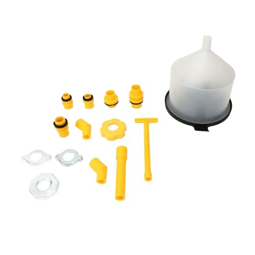 15Pcs SpillProof Coolant Funnel Kit for Car Yacht Boat – Radiator Fluid Bleeder Adapter Set