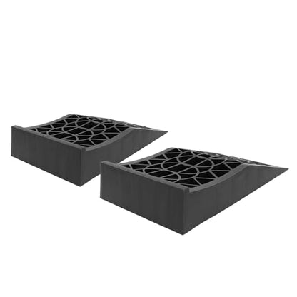 HUIOP Car Ramps Low Profile Car Service Ramp with Heavy Duty Tire Ramps for Vehicle Maintenance, Safe Lifting and Increased Stability