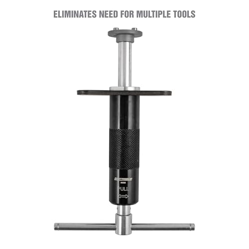 OEMTOOLS 35058 Brake Caliper Piston Rewind Tool, Spring Loaded Brake Caliper Wind Back Tool, Universal Rear Piston Brake Caliper Retractor Tool , Black - style: Brake Caliper Piston Rewind Tool