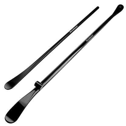 2PCS Tire Bar, 34645 Tire Mount and Demount Iron 37In, 3/4 in | 33220 Mt and Demount Spoon 30 in, 11/16 in, Tire Irons Heavy Duty Used for Off-Road Vehicle, Bus, Cars, Tractor Tubeless Truck Tires… - size: Upgrade Hardness, 2 PCS Set ( 37 in+ 30 in)