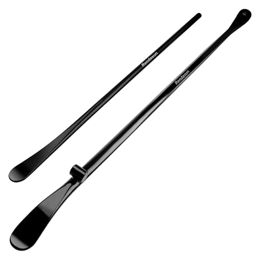 2PCS Tire Bar, 34645 Tire Mount and Demount Iron 37In, 3/4 in | 33220 Mt and Demount Spoon 30 in, 11/16 in, Tire Irons Heavy Duty Used for Off-Road Vehicle, Bus, Cars, Tractor Tubeless Truck Tires… - size: Upgrade Hardness, 2 PCS Set ( 37 in+ 30 in)