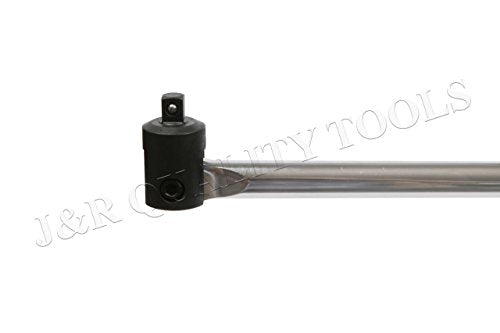 Vector Breaker Bar | 3/8" Drive x 15" inch Long Swivel Head Socket Wrench Pry Bar CR-V