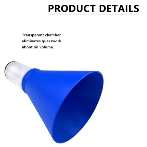 Locking Funnel for Toyota Lexus Scion, No-Spill Oil Change Tool Screws Directly into Filler, A Must Have for No Mess Oil Change
