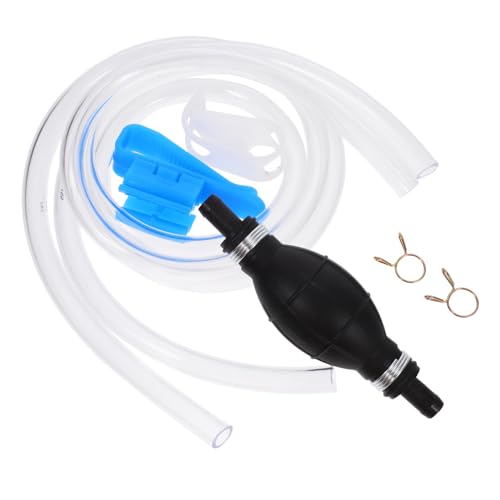 ULTECHNOVO 1Set Hand Gas Pump Siphon Kit Manual Transfer Pump for Automotive Use Durable Fuel Siphon Hose No Power Required Easy Operation