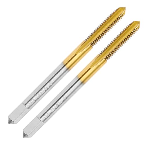 2Pcs M4 X 0.7 Metric Thread Tap,M4 X 0.7mm M2 HSS Right Hand Thread Milling Tap - size: M4x0.7 - 2Pcs