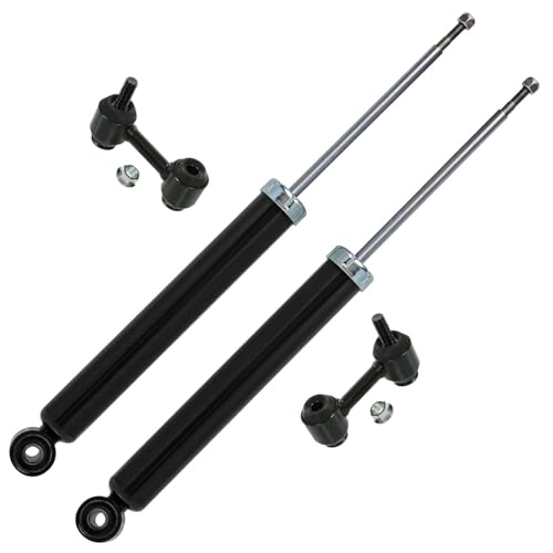 Detroit Axle - Rear 4pc Shock Absorbers Kit for 2011-2017 Buick Regal | 2010-2016 LaCrosse, 2014-2019 Chevrolet Impala, 2013-2015 Malibu, 2 Shock Absorbers Assembly 2 Sway Bar Links Replacement - size: 4AS47164/shock kit