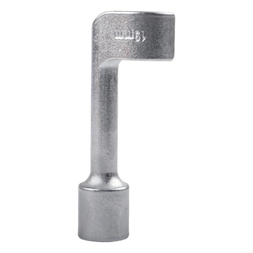 Diesel Fuel Line Socket Set 1/2 Drive Flare Nut Wrench for Automotive Tube Pipe Repair, Open End Ring Sizes 12 14 16 17 18 19mm, Metal Hand Tool(19mm) - color: 19mm