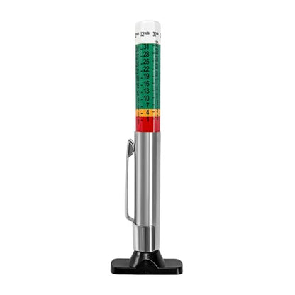 88702 Smart Tire Tread Depth Gauge, Accurate Color Coded Tyre Tread Depth Measure Tool with Pocket Clip, Heavy Duty Tire Wear Gauge in 32nds for Most Cars Trucks SUVs - color: 1 PCS