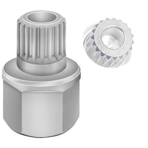 35/19PT Wheel Locking Nut Key for BMW, Anti-Theft Lug Nut Removal | Wheel Lock Nut Socket Adapter, Anti-Theft Screw Remover, Hand Repair Tool, Tyre Fitting, garage - size: 35/19Pt Key
