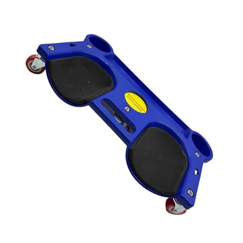 Heavy Duty Rotating Casters Wheel Kneeling Pad for Auto Repair and Flooring with Nonslip Surfaces and Extra Wide Design - color: Blue