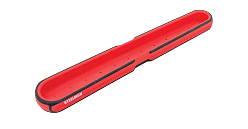 Steelman 75105 Medium 12-Inch Long Magnetic Steel Socket Storage and Parts Accessory Tray - size: 1- pc Medium 12-Inch Long