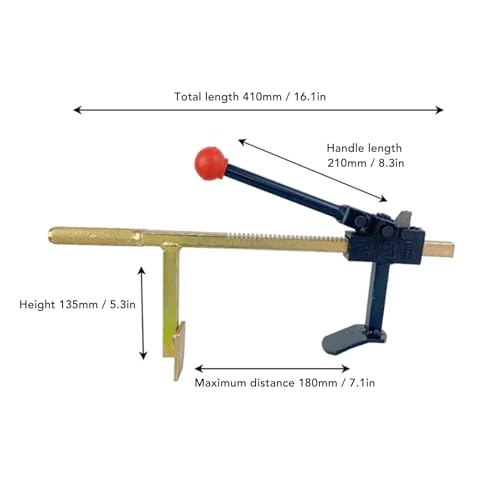 Aramox Manual Tire Bead Breaker Tool, Metal High Strength Enhanced Efficiency, Suitable for Car Motorcycle Electric Vehicle, Manual Tire Bead Breaker Tool for Roadside Repairs and