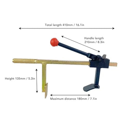 Aramox Manual Tire Bead Breaker Tool, Metal High Strength Enhanced Efficiency, Suitable for Car Motorcycle Electric Vehicle, Manual Tire Bead Breaker Tool for Roadside Repairs and