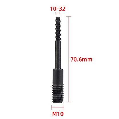 10-32 Mandrel 10pcs(with Fixing Nut) Replacement Rod 9900S Air Hydraulic Rivet Nut Tool - color: 10-32 Mandrels