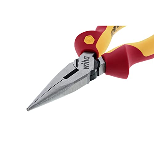 Wiha 32926 6.3-Inch Insulated Industrial Long Nose Pliers