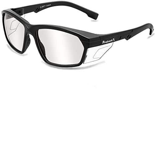 ProtectX Classic Safety Glasses, Anti-Fog Scratch Resistant Lenses, Protective Eyewear for Work, Indoor/Outdoor, ANSI Z87.1 - color: Voyager Indoor/Outdoor