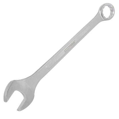 OEMTOOLS 22111 1-7/8 Inch Jumbo Combination Wrench, Chrome Plated, Raised Panel Design, Offset Angle, Continuous Curve Handle, Provides 15% to 20% More Torque - size: 1-7/8"