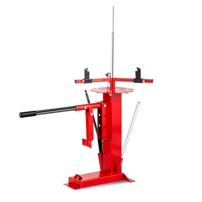 Manual Tire Changer Portable for 4" to 16-1/2"Tires Hand Bead Breaker Mounting Tool for Truck/Car/Motorcycle Tires, Red