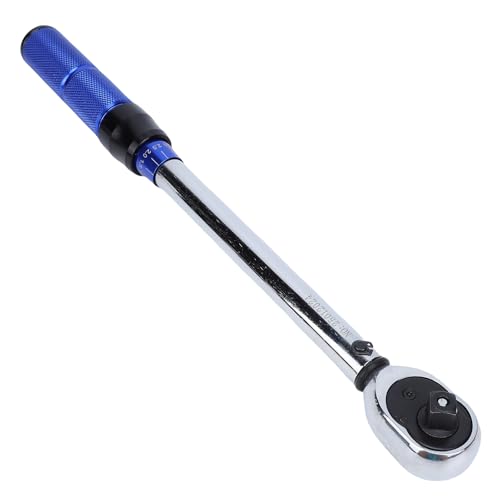 AUNMAS Torque Wrench, Cr V 3 8in Drive Torsion Wrench 5 60Nm with 72 Tooth Bidirectional Click Adjustment, Non Slip Handle for Bike Motorcycle Car Maintenance