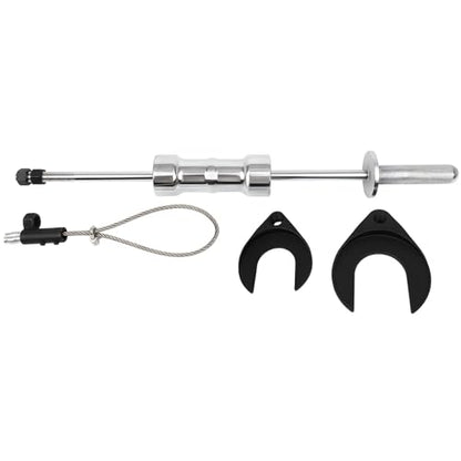 Inner CV Joint Puller Slide Hammer Front Wheel Drive Axle Half Shaft Removal Tool Kit 63mm 48mm CV Joint Fork Adapter Heavy Duty 10 Pounds Slide Hammer