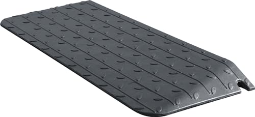 1" - 4" Rise Height Heavy-Duty Rubber Threshold Ramps, Cuttable Entrance Doorway Ramp, Non-Slip Curb Ramps, Loading Ramps for Wheelchair Scooter Car Outdoor Indoor (2.5" Rise) - size: 2.5" Rise