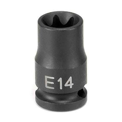 Grey Pneumatic 1114ET Impact Socket - style: E14 External Star Impact Socket