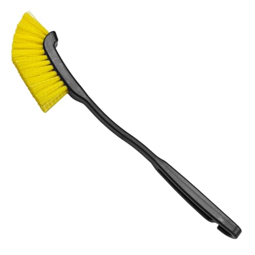 Car Wheel Cleaning Brush, Hard Bristle Automotive Tire Detailing Brushes, Multifunctional Vehicle Crevice Scrub Brush, 12'' Car Interior Washing Tool for Home (1PC) - size: 1PC