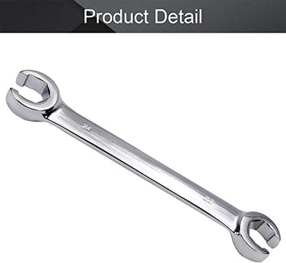 Heyiarbeit Flare Nut Wrench, 22mm x 24mm Metric Double Open End, 1Pcs - size: 22*24mm, style: 1PC