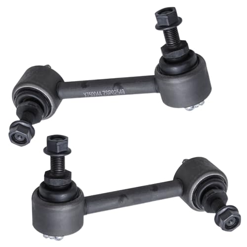 Detroit Axle - Rear 4pc Shock Absorbers Kit for 03-06 Infiniti G35, 03-05 | Nissan 350Z, 2 Shock Absorbers 2 Sway Bar Links 2003 2004 2005 Replacement - size: 4AS47268/shock kit