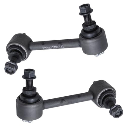 Detroit Axle - Rear 4pc Shock Absorbers Kit for 03-06 Infiniti G35, 03-05 | Nissan 350Z, 2 Shock Absorbers 2 Sway Bar Links 2003 2004 2005 Replacement - size: 4AS47268/shock kit