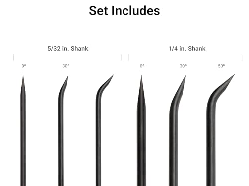TEKTON Mini Pry Bar Set (6-Piece) | LRD90806 | Made in USA - size: 6-Piece Set