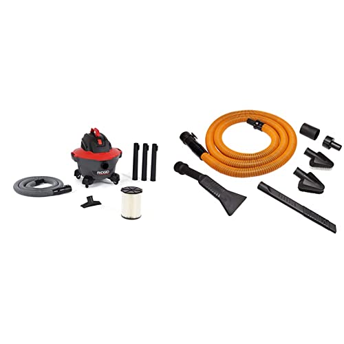 RIDGID Wet Dry Vacuum Bundle with Auto Detailing Accessories