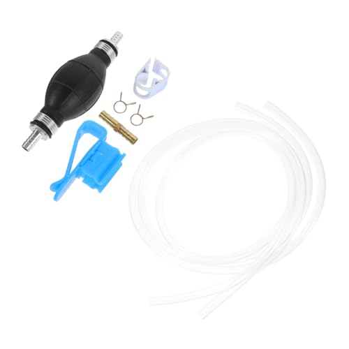 LIFKOME 1 Set Hand Fuel Pump Siphon Hose Kit for Precise Liquid Transfer Durable Construction for Cars Motorcycles Boats Effortless Operation