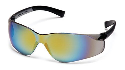 Pyramex Ztek Safety Glasses ANSI Z87+ - color: Gold Mirror Frame/Gold Mirror Lens, size: One Size (Single)